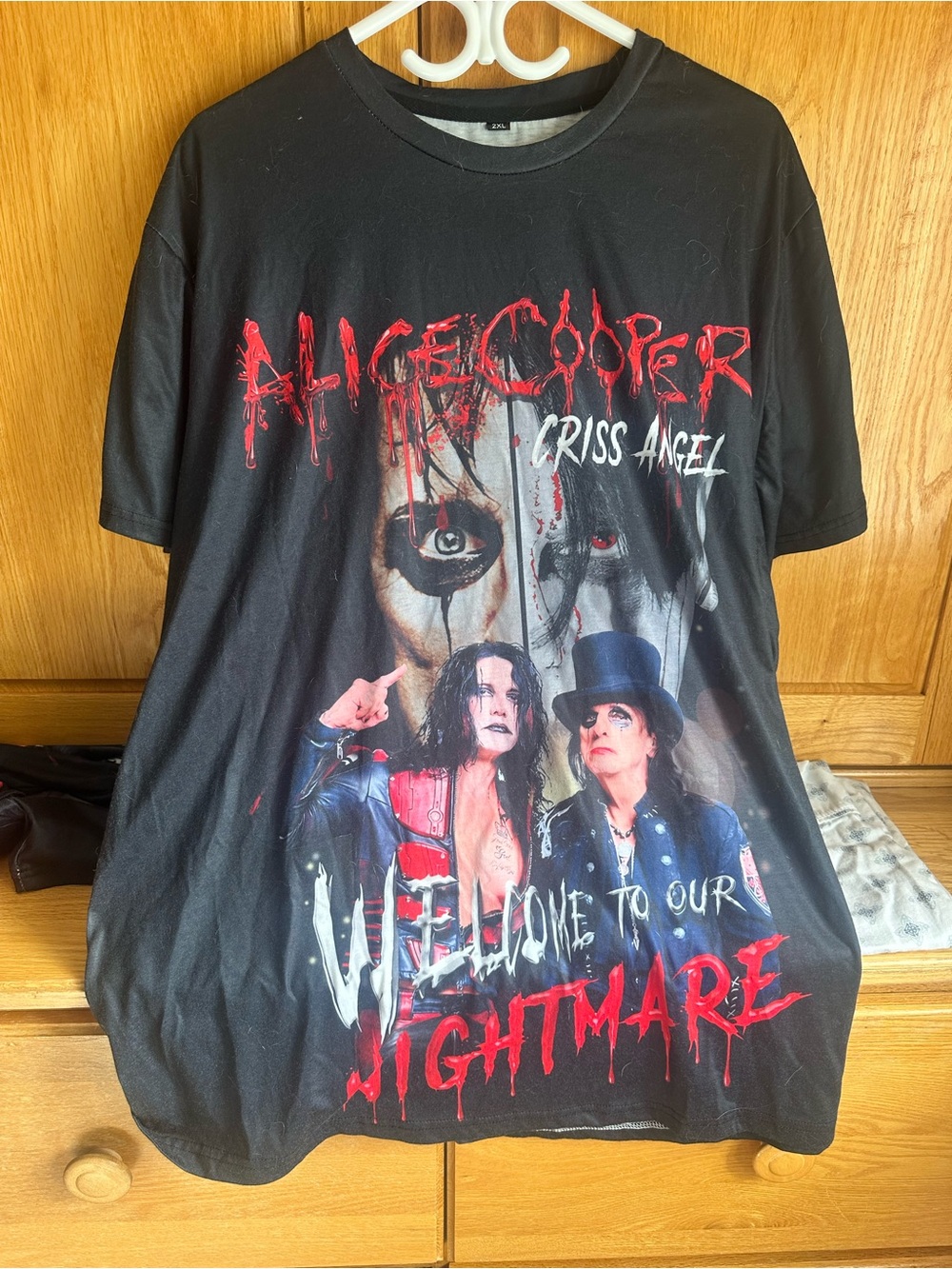 Alice Cooper Criss Angel Vegas Show Graphic T
